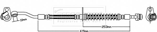 BORG & BECK Jarruletku BBH8214